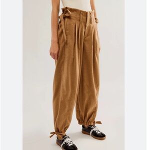 Free People Women's Every Day's A Dream Tie Pants Wool Blend Bronze